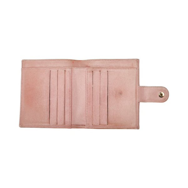 シャネル ココマーク 二つ折り財布 ピンク キャビアスキン レディース CHANEL 【中古】