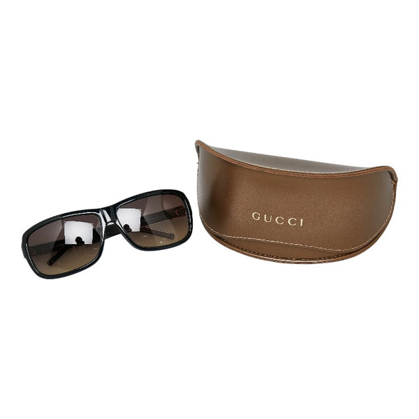 グッチ スクエア サングラス GG1642F/S UY4ED ブラウン プラスチック レディース GUCCI 【中古】