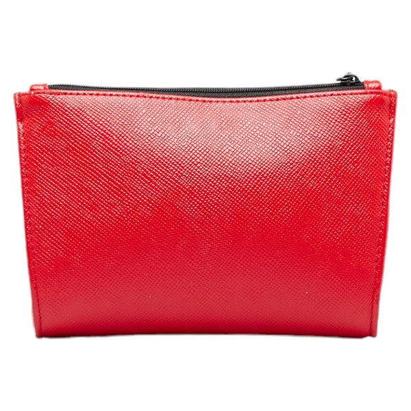 ディオール ロゴ ノベルティ ポーチ レッド PVC レディース Dior 【中古】