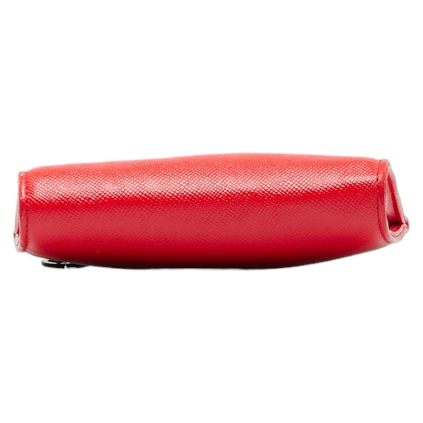 ディオール ロゴ ノベルティ ポーチ レッド PVC レディース Dior 【中古】
