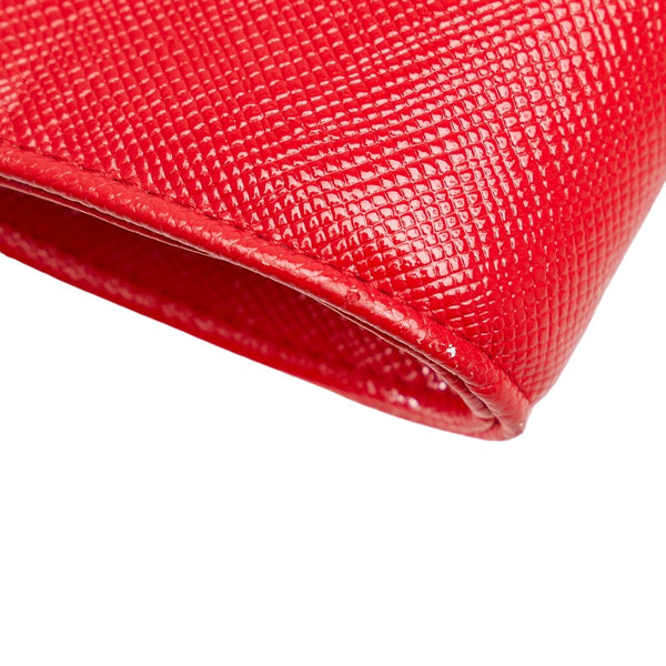 ディオール ロゴ ノベルティ ポーチ レッド PVC レディース Dior 【中古】