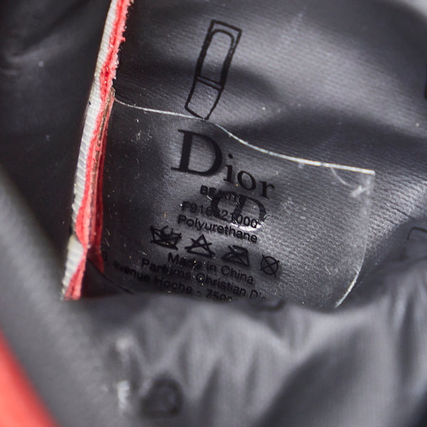 ディオール ロゴ ノベルティ ポーチ レッド PVC レディース Dior 【中古】
