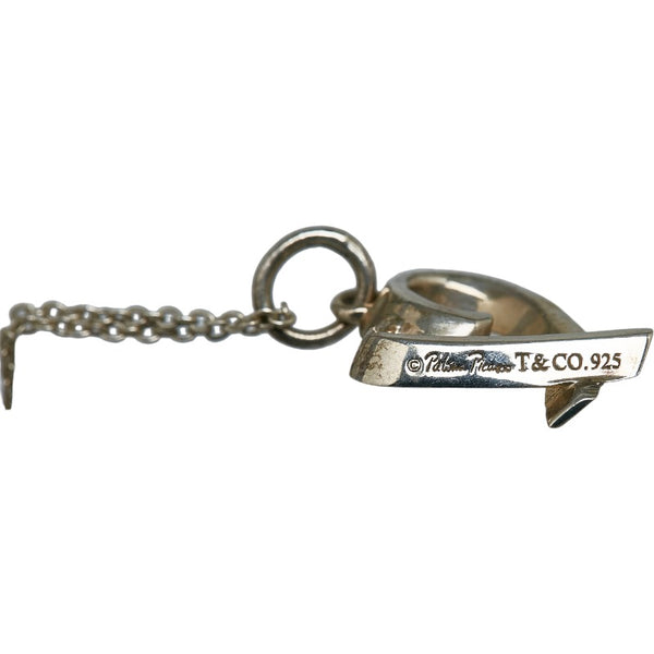 ティファニー ラビングハート エナメル レッド ネックレス SV925 シルバー レディース TIFFANY&Co. 【中古】