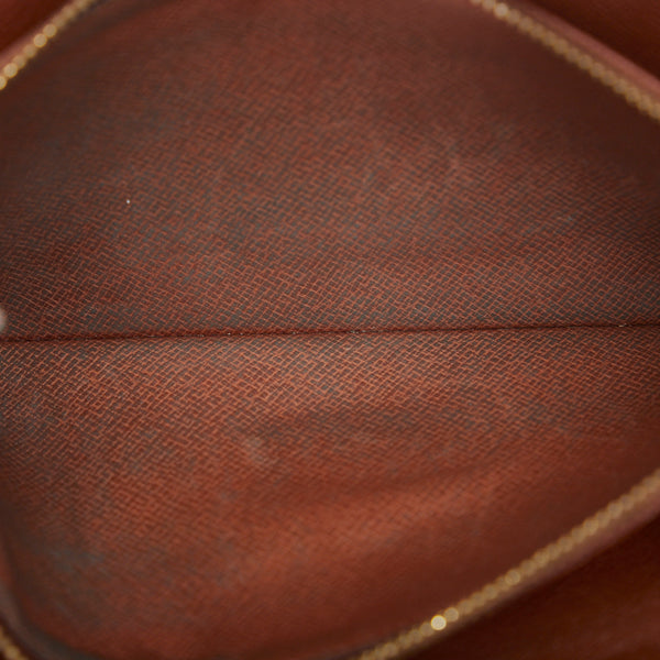 ルイ ヴィトン モノグラム ポシェット ポルト モネ クレディ 長財布 M61723 ブラウン PVC レザー レディース LOUIS VUITTON 【中古】