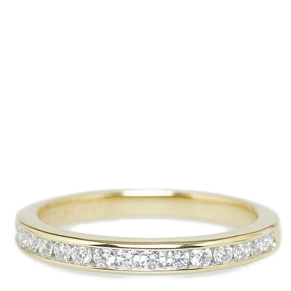 ティファニー ハーフエタニティ リング 指輪 K18YG イエローゴールド レディース TIFFANY&Co. 【中古】