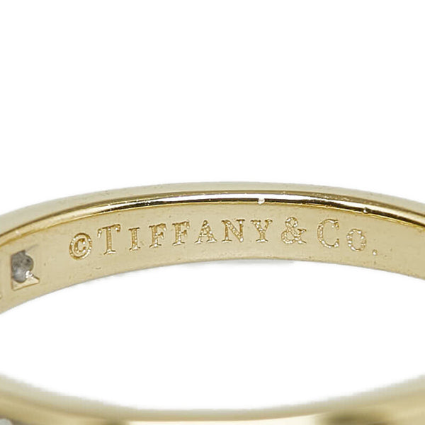 ティファニー ハーフエタニティ リング 指輪 K18YG イエローゴールド レディース TIFFANY&Co. 【中古】