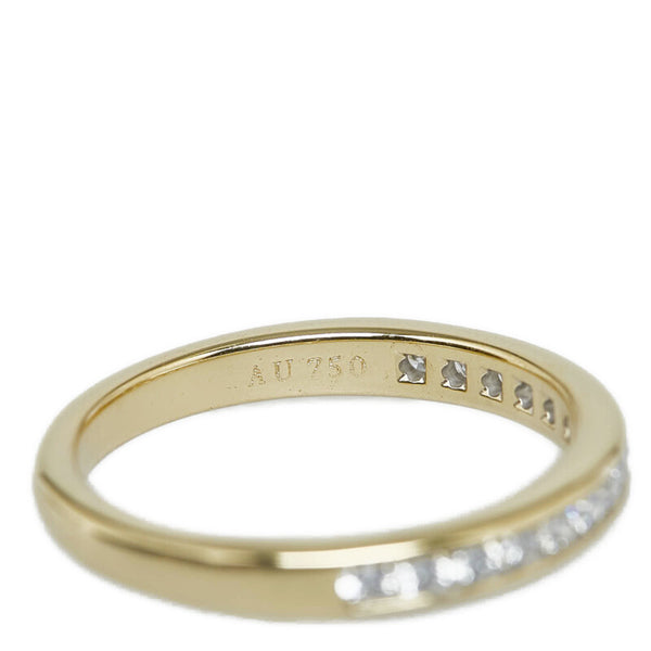 ティファニー ハーフエタニティ リング 指輪 K18YG イエローゴールド レディース TIFFANY&Co. 【中古】