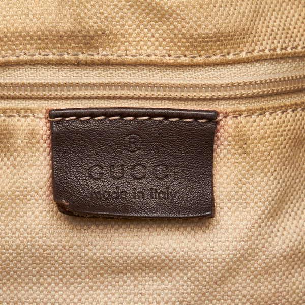 グッチ グッチシマ スーキー ワンショルダーバッグ ハンドバッグ 232955 ブラウン レザー レディース GUCCI 【中古】