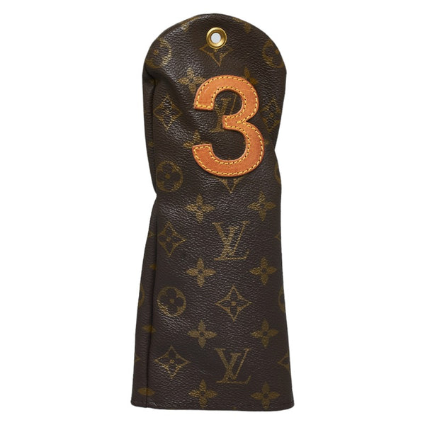 ルイ ヴィトン モノグラム No.3 クラブケース ブラウン PVC レザー レディース LOUIS VUITTON 【中古】