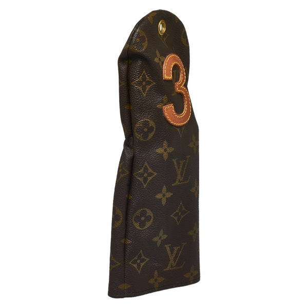 ルイ ヴィトン モノグラム No.3 クラブケース ブラウン PVC レザー レディース LOUIS VUITTON 【中古】