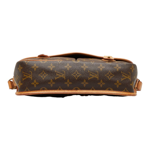 ルイ ヴィトン モノグラム ジベシエールMM ショルダーバッグ M42247 ブラウン PVC レザー レディース LOUIS VUITTON 【中古】