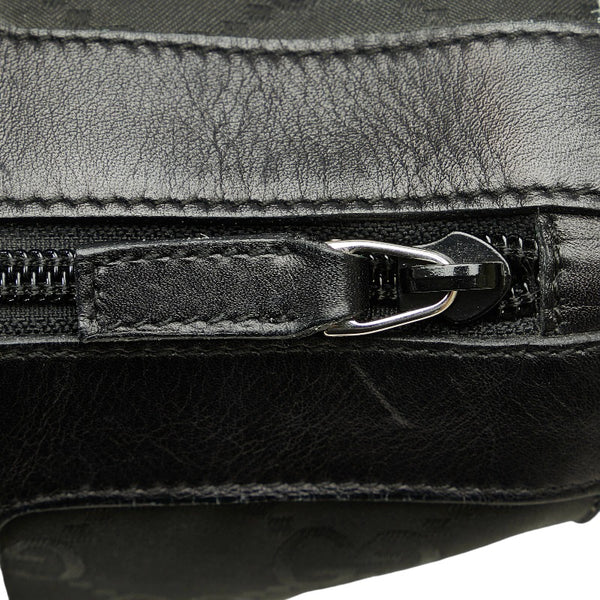 グッチ ハンドバッグ 152283 ブラック ナイロン レザー レディース GUCCI 【中古】