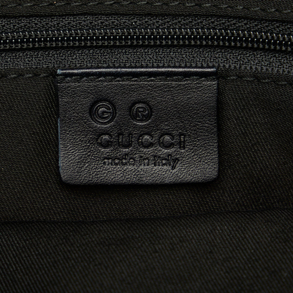 グッチ ハンドバッグ 152283 ブラック ナイロン レザー レディース GUCCI 【中古】