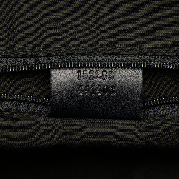 グッチ ハンドバッグ 152283 ブラック ナイロン レザー レディース GUCCI 【中古】