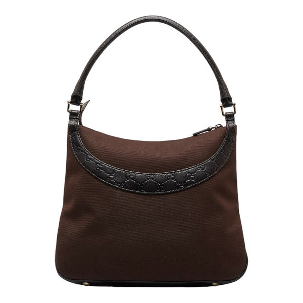 グッチ グッチシマ ショルダーバッグ ワンショルダーバッグ 279152 ブラウン キャンバス レザー レディース GUCCI 【中古】