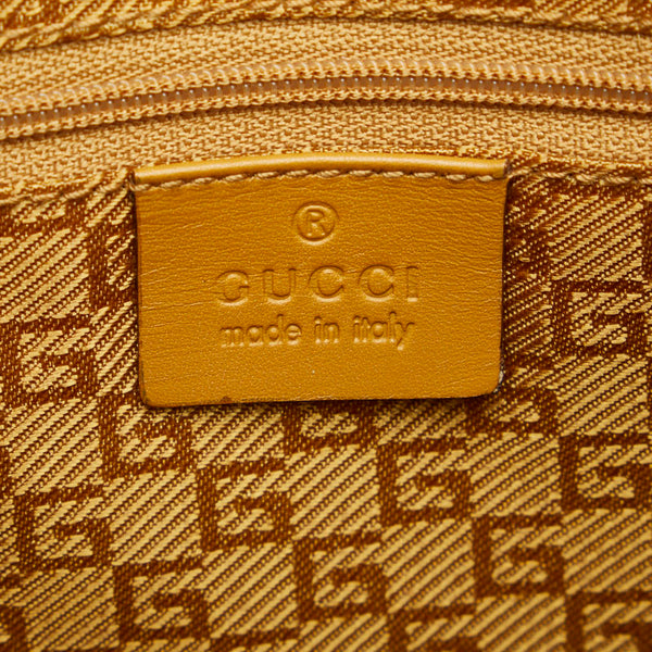 グッチ バンブー ハンドバッグ ワンショルダーバッグ 001 4062 レッド ブラウン スウェード レザー レディース GUCCI 【中古】