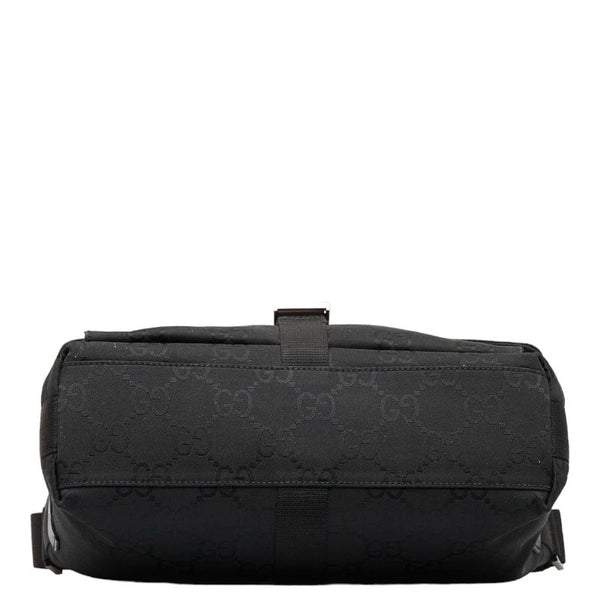 グッチ GGナイロン メッセンジャーバッグ 斜め掛け ショルダーバッグ 001 3726 ブラック ナイロン レディース GUCCI 【中古】