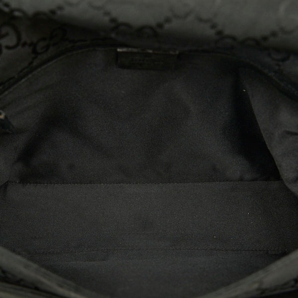 グッチ GGナイロン メッセンジャーバッグ 斜め掛け ショルダーバッグ 001 3726 ブラック ナイロン レディース GUCCI 【中古】