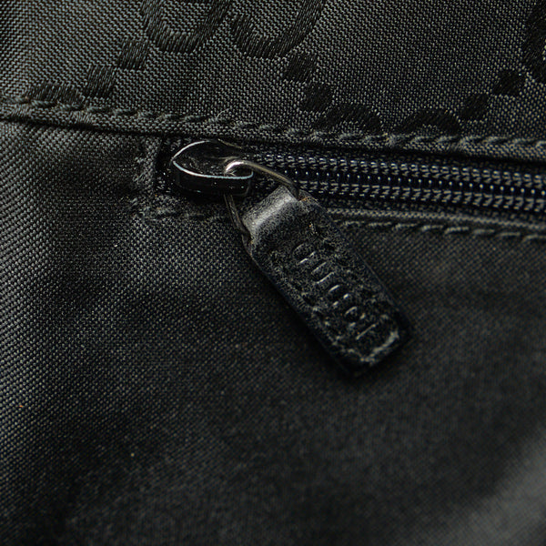 グッチ GGナイロン メッセンジャーバッグ 斜め掛け ショルダーバッグ 001 3726 ブラック ナイロン レディース GUCCI 【中古】