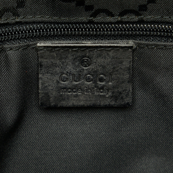 グッチ GGナイロン メッセンジャーバッグ 斜め掛け ショルダーバッグ 001 3726 ブラック ナイロン レディース GUCCI 【中古】