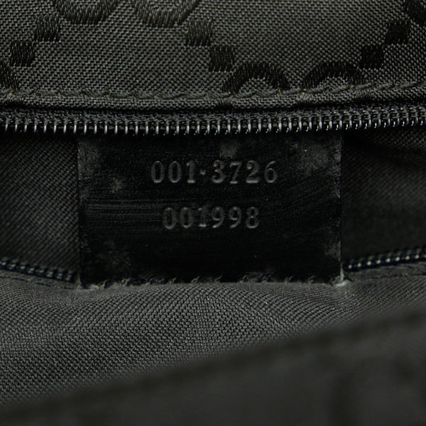 グッチ GGナイロン メッセンジャーバッグ 斜め掛け ショルダーバッグ 001 3726 ブラック ナイロン レディース GUCCI 【中古】