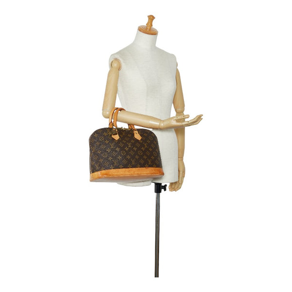 ルイ ヴィトン モノグラム アルマ ハンドバッグ M51130 ブラウン PVC レザー レディース LOUIS VUITTON 【中古】