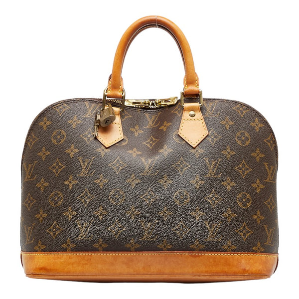 ルイ ヴィトン モノグラム アルマ ハンドバッグ M51130 ブラウン PVC レザー レディース LOUIS VUITTON 【中古】