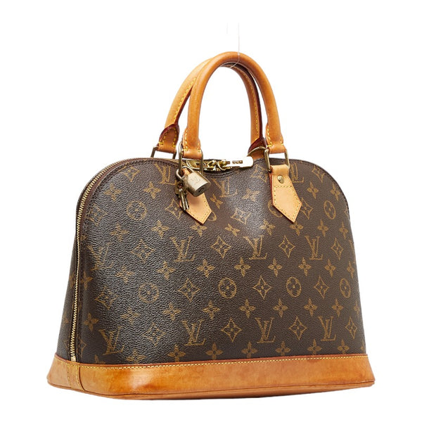 ルイ ヴィトン モノグラム アルマ ハンドバッグ M51130 ブラウン PVC レザー レディース LOUIS VUITTON 【中古】