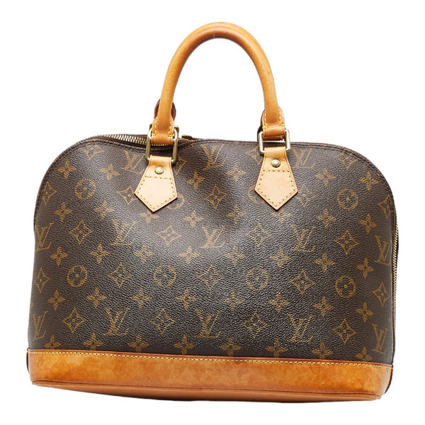 ルイ ヴィトン モノグラム アルマ ハンドバッグ M51130 ブラウン PVC レザー レディース LOUIS VUITTON 【中古】