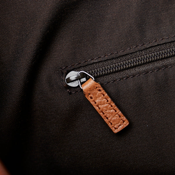 グッチ シェリーライン ハンドバッグ トートバッグ 293599 ブラウン レザー レディース GUCCI 【中古】