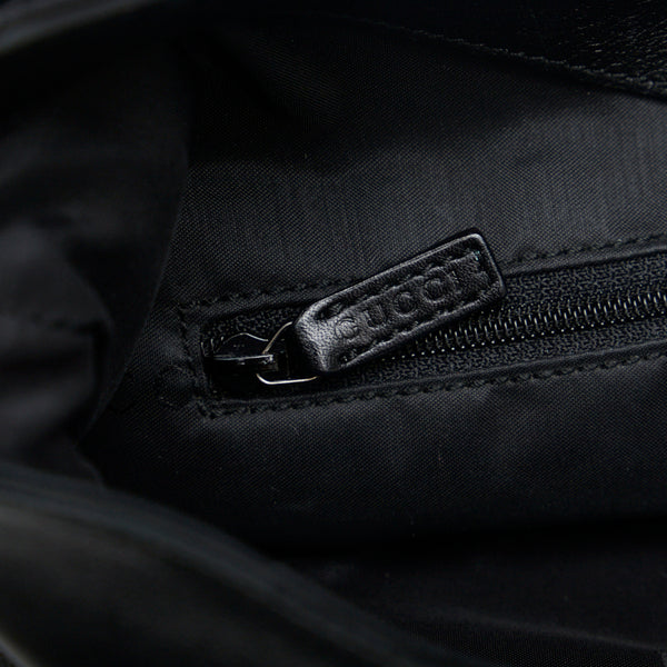 グッチ バンブー ワンショルダーバッグ 001 3244 ブラック レザー レディース GUCCI 【中古】