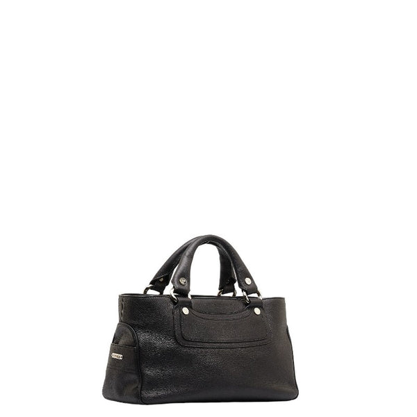 セリーヌ ブギーバッグ ハンドバッグ トートバッグ ブラック レザー レディース CELINE 【中古】