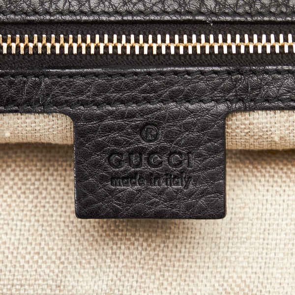 グッチ ショルダーバッグ トートバッグ 257051 ブラック レザー レディース GUCCI 【中古】