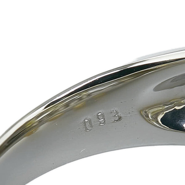Pt900 プラチナ K18 ゴールド コンビ ダイヤ0.93ct リング 指輪 レディース 10号 【中古】
