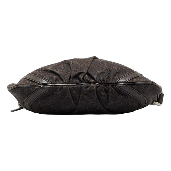 グッチ アビー 斜め掛け ショルダーバッグ 265691 ブラウン PVC レザー レディース GUCCI 【中古】