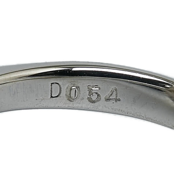 Pt900 プラチナ パール10mm ダイヤ0.54ct リング 指輪 レディース 11号 【中古】