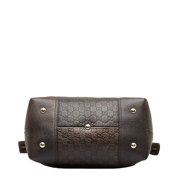 グッチ グッチシマ ホースビット ハンドバッグ トートバッグ 247283 ブラウン レザー レディース GUCCI 【中古】