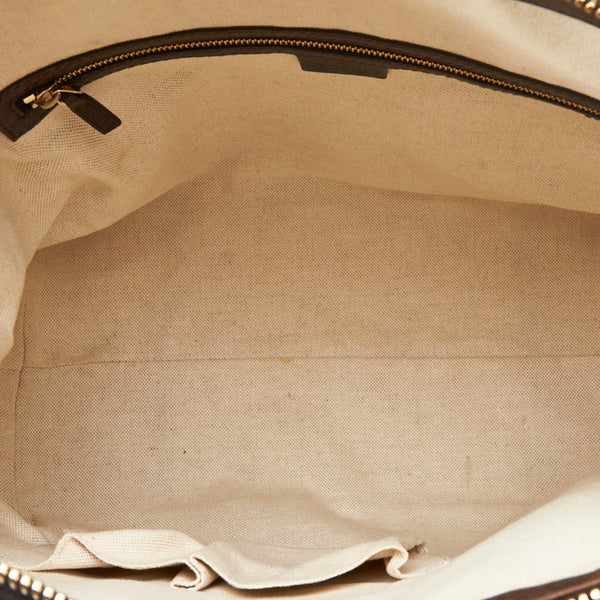 グッチ グッチシマ ホースビット ハンドバッグ トートバッグ 247283 ブラウン レザー レディース GUCCI 【中古】