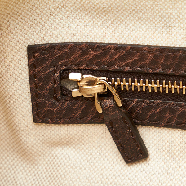 グッチ グッチシマ ホースビット ハンドバッグ トートバッグ 247283 ブラウン レザー レディース GUCCI 【中古】