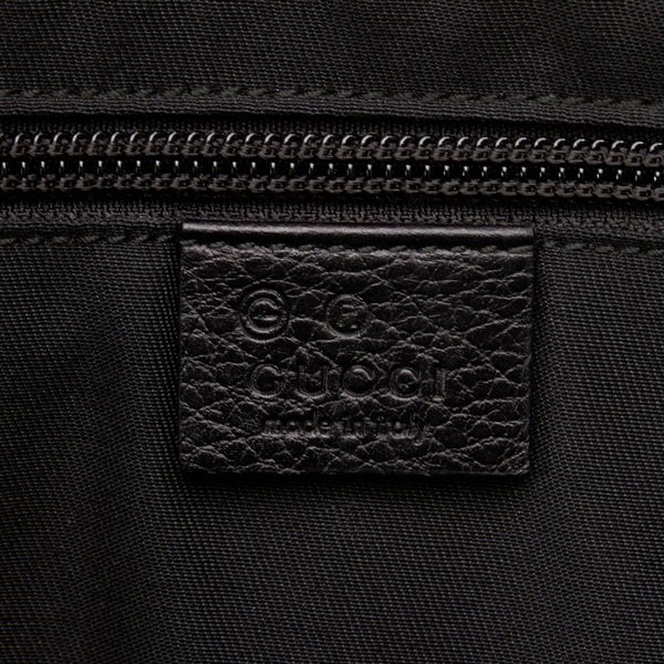 グッチ GGナイロン トートバッグ ビジネスバッグ ブリーフケース 190630 ブラック ナイロン レザー メンズ GUCCI 【中古】