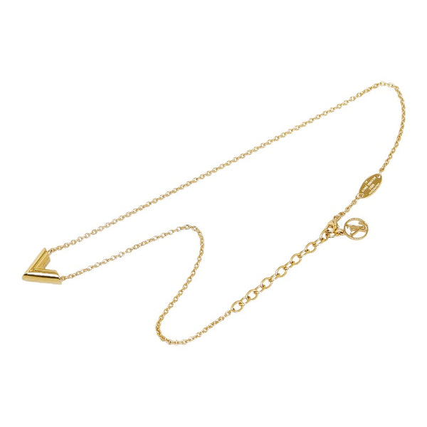 ルイ ヴィトン エッセンシャルV ネックレス M61083 ゴールド メッキ レディース LOUIS VUITTON 【中古】