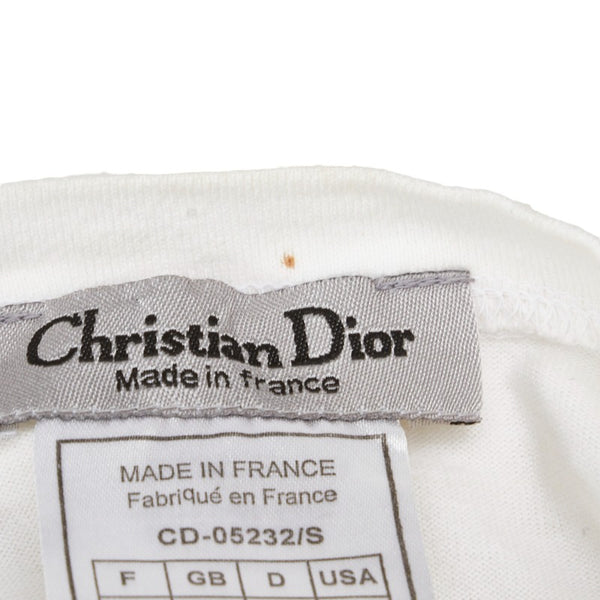 ディオール J'ADIOR ロゴ 長袖Ｔシャツ ホワイト コットン レディース Dior 【中古】