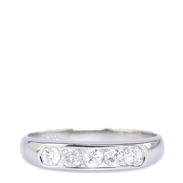 Pt900 プラチナ ダイヤ0.33ct リング 指輪 レディース 11.5号 【中古】