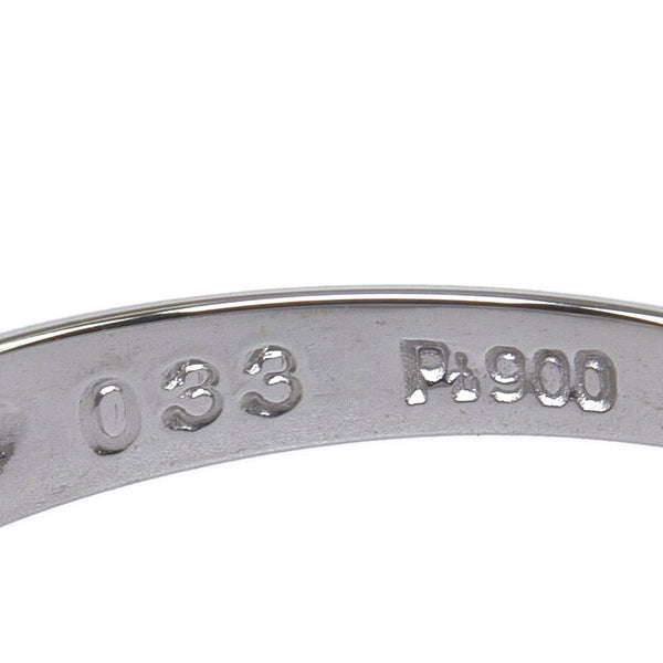 Pt900 プラチナ ダイヤ0.33ct リング 指輪 レディース 11.5号 【中古】