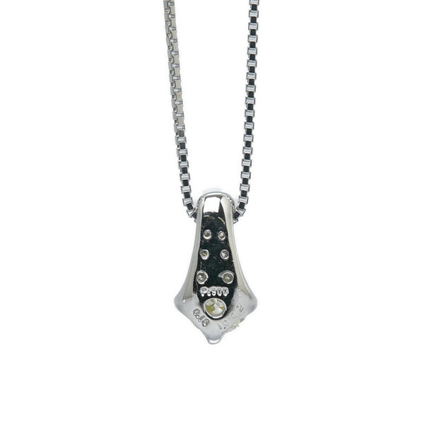 Pt900 プラチナ Pt850 プラチナ ダイヤ1.002ct ネックレス レディース 【中古】