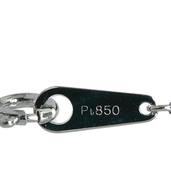 Pt900 プラチナ Pt850 プラチナ ダイヤ1.002ct ネックレス レディース 【中古】