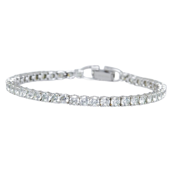 スワロフスキー テニスブレスレット ブレスレット シルバー メタル レディース SWAROVSKI 【中古】
