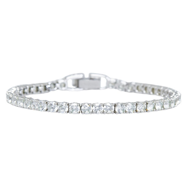 スワロフスキー テニスブレスレット ブレスレット シルバー メタル レディース SWAROVSKI 【中古】