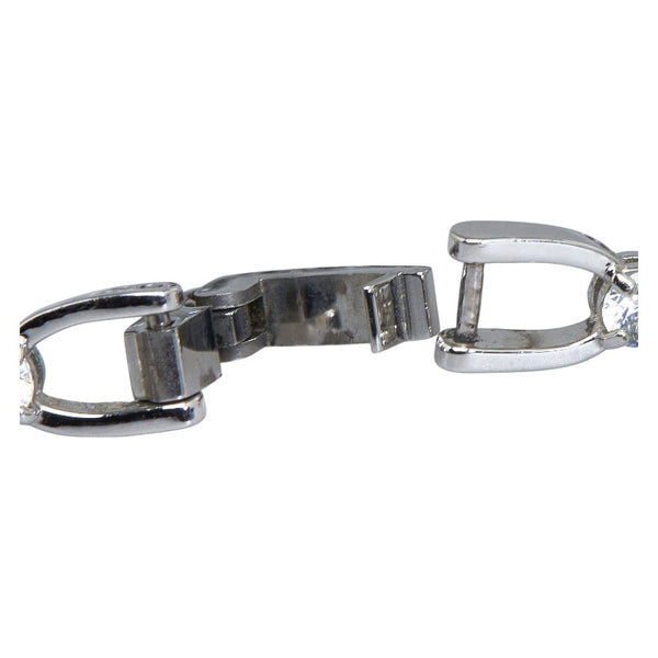 スワロフスキー テニスブレスレット ブレスレット シルバー メタル レディース SWAROVSKI 【中古】
