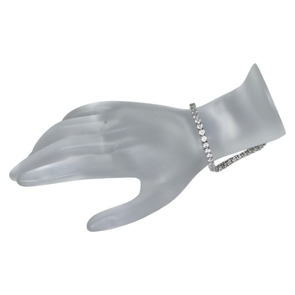 スワロフスキー テニスブレスレット ブレスレット シルバー メタル レディース SWAROVSKI 【中古】